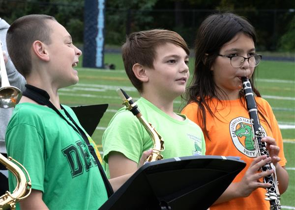 South River Feeder Elementary, Middle and High School Combined Band Performing